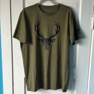 Olive Green Bucked Up T Shirt